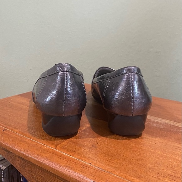 Lifestride Soft System Hallard Loafers 8 1/2 Gray Metallic Comfort - Picture 4 of 10